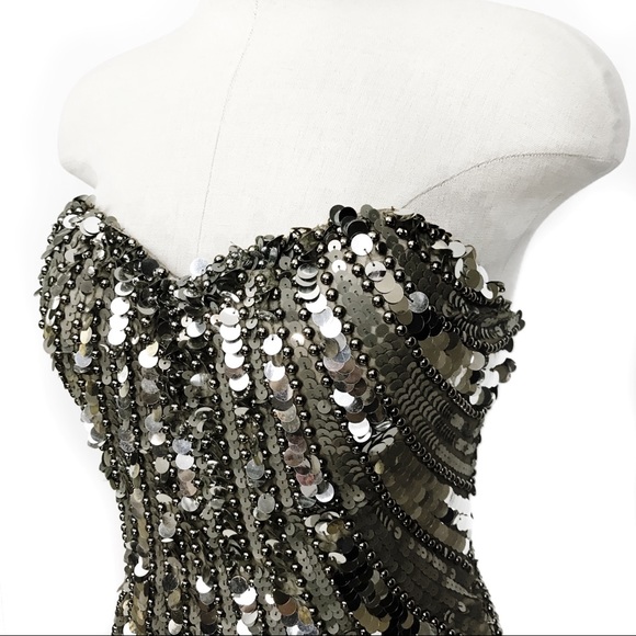 Shail K. Sequin beaded prom dress - Picture 3 of 6